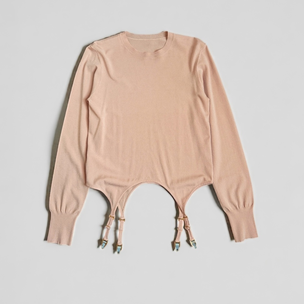 DION LEE garter shirt